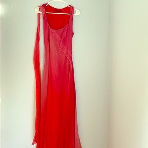 Danes 100%Silk dress in various shades of pink